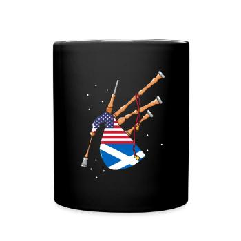 Citation de professeur de cornemuse et joueurs de cornemuse - Mug uni - noir - Devant