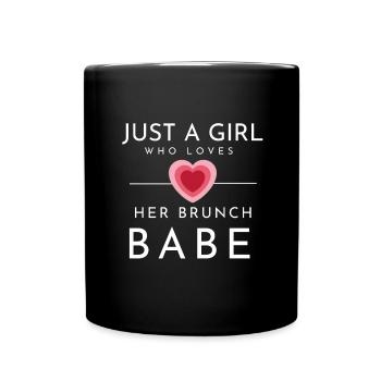 Babes Who Brunch Squat - Tasse einfarbig - Schwarz - Vorne