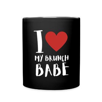 Babes Who Brunch Squat - Tasse einfarbig - Schwarz - Vorne