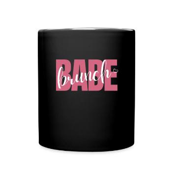 Babes Who Brunch Squat - Tasse einfarbig - Schwarz - Vorne