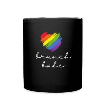 Babes Who Brunch Squat - Tasse einfarbig - Schwarz - Vorne