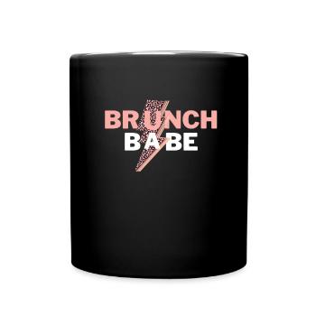 Babes Who Brunch Squat - Tasse einfarbig - Schwarz - Vorne