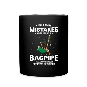 Conception de cornemuse pour Scotland Pride et cornemuse - Mug uni - noir - Devant