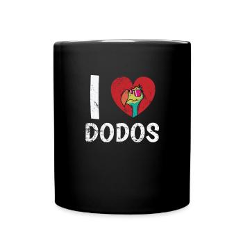I Love Dodos Bird from Mauritius - Full Colour Mug - black - Front