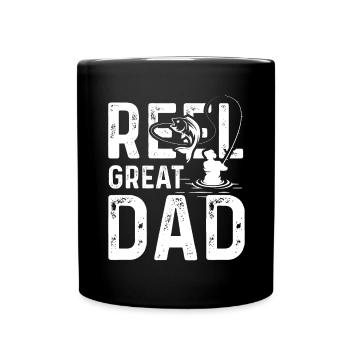 Reel Great Dad - Full Colour Mug - black - Front