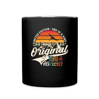 39th birthday Mann Original April Born 1984 - Full Colour Mug - black - Front