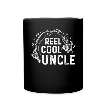 Reel Cool Uncle - Full Colour Mug - black - Front