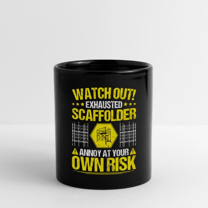 Échafaudage Échafaudage Échafaudage Assembleur d’échafaudage Échafaudage Mug uni