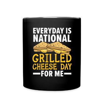 For me, every day is the National Day of Culture. - Full Colour Mug - black - Front