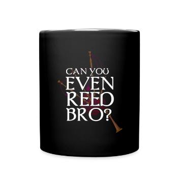 Citation de cornemuse pour les musiciens écossais et de cornemuse - Mug uni - noir - Devant