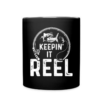 Keepin' It Reel - Full Colour Mug - black - Front