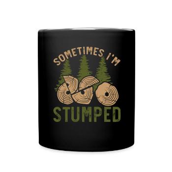 Manchmal bin ich ratlos Arboriculture Arborist - Tasse einfarbig - Schwarz - Vorne