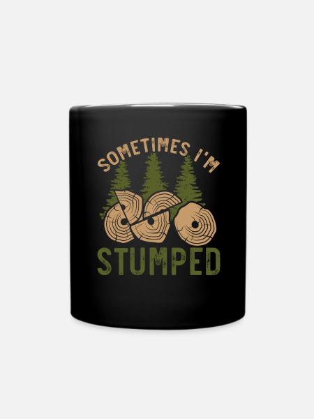 Manchmal bin ich ratlos Arboriculture Arborist - Tasse einfarbig - Schwarz