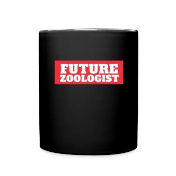 Future Zoologist Birthday Wildlife - Full Colour Mug - black - Front