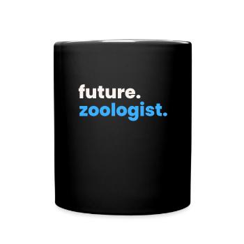 Future Zoologist Birthday Wildlife - Full Colour Mug - black - Front