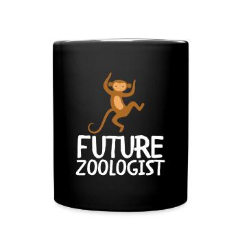 Future Zoologist Birthday Wildlife - Full Colour Mug - black - Front