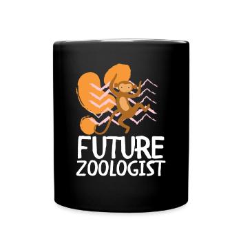 Future Zoologist Birthday Wildlife - Full Colour Mug - black - Front