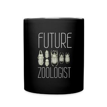 Future Zoologist Birthday Wildlife - Full Colour Mug - black - Front