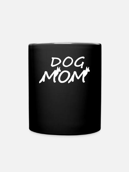 Maman berger blanc - Mug uni - noir