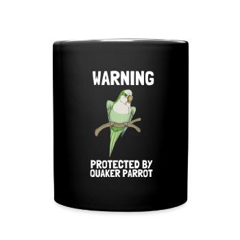 Blue Quaker Parrot Maman - Mug uni - noir - Devant