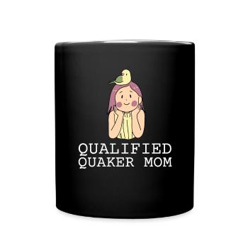 Blue Quaker Parrot Maman - Mug uni - noir - Devant