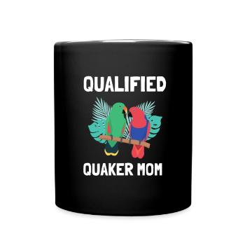 Blue Quaker Parrot Maman - Mug uni - noir - Devant