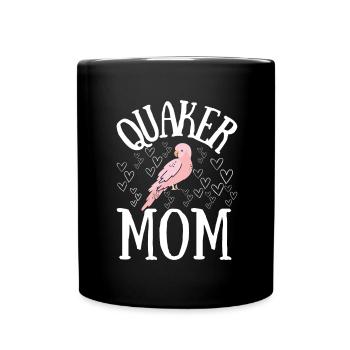 Blue Quaker Parrot Maman - Mug uni - noir - Devant
