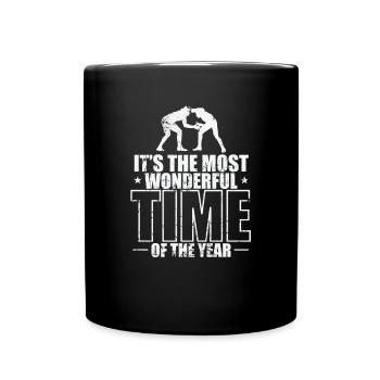 C’est la période la plus merveilleuse de l’année - Mug uni - noir - Devant