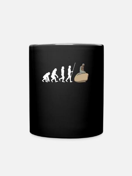 Kobenhavn Denmark Danish Kobenhaven Mermaid - Tasse einfarbig - Schwarz