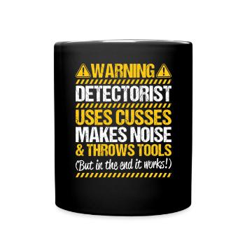 Détecteur Sondler Détecteur de métaux - Mug uni - noir - Devant