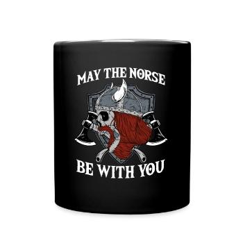 Que le Nord soit avec toi I Viking Valhalla - Mug uni - noir - Devant