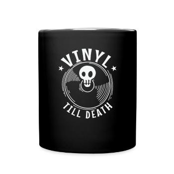 Vinyle jusqu’à Death Record Chanson musicale - Mug uni - noir - Devant