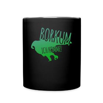 Borkum Holidays - Full Colour Mug - black - Front