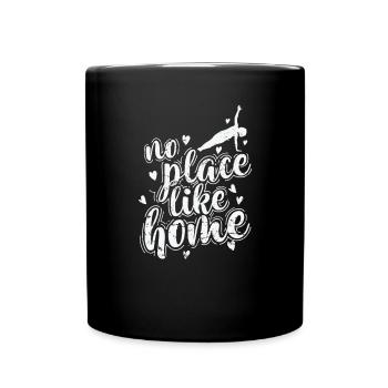 No Place like Home Pilates Powerhouse - Full Colour Mug - black - Front