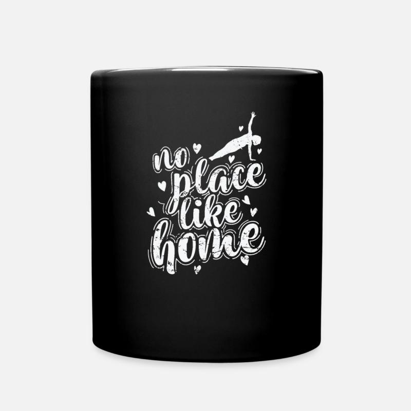 No Place like Home Pilates Powerhouse - Tasse einfarbig - Schwarz