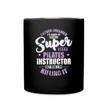 Pilates Life Fitness Powerhouse - Mug uni - noir - Devant