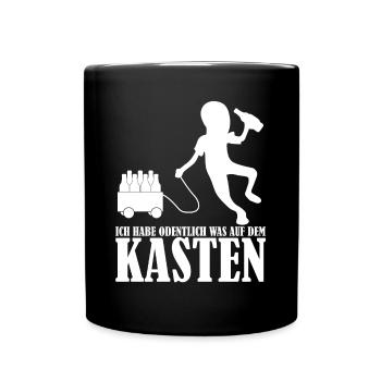 Bier Braumeister Bierbrauer Vatertag - Tasse einfarbig - Schwarz - Vorne