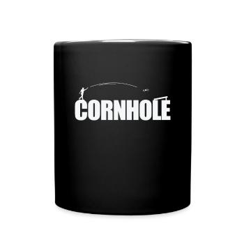 Cornhole Sport Game Leisure Friends - Full Colour Mug - black - Front
