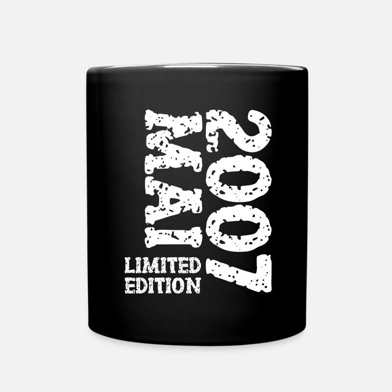 2007 Mai Limited Edition Geburtstag Geschenk - Tasse einfarbig - Schwarz