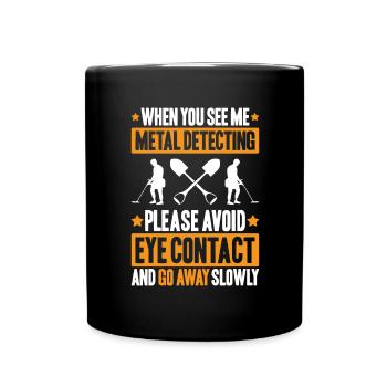 Détecteur Sondler Détecteur de métaux - Mug uni - noir - Devant