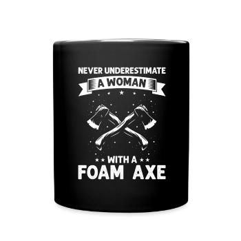 Larping quote for role-playing games and Larper - Full Colour Mug - black - Front