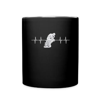 Débat philosophique Sentiment philoslothique - Mug uni - noir - Devant