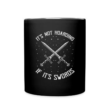 Citation de jeu de rôle pour Larper et Larp - Mug uni - noir - Devant