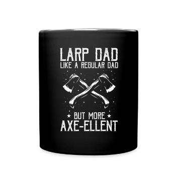 Larping pour les jeux de rôle fantastiques et les combats à l’épée - Mug uni - noir - Devant