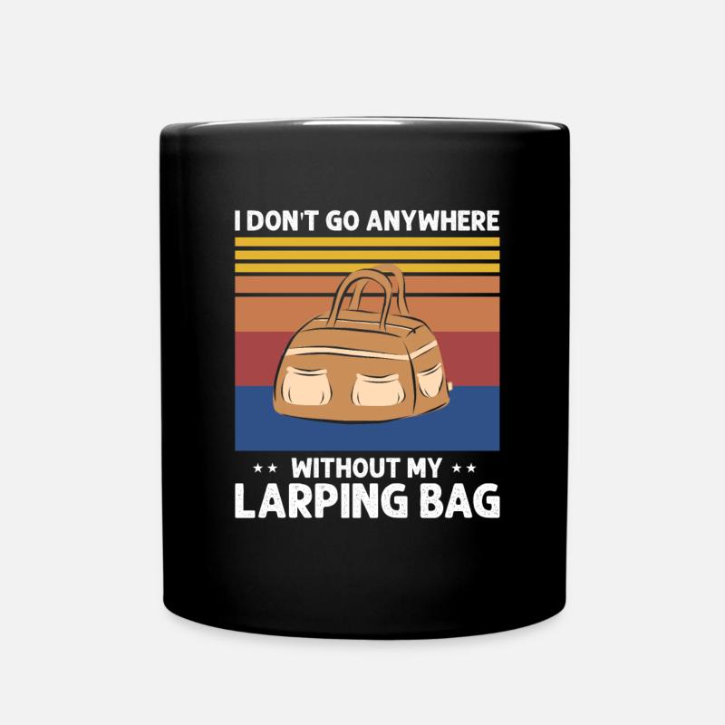 Citation de jeu de rôle pour Larper et Larp - Mug uni - noir