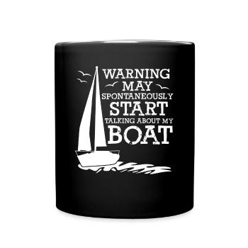 Voilier Voilier Voilier Voilier Club de voile - Mug uni - noir - Devant