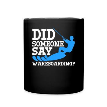 Wakeboard Wakeboarder Wakeboarding - Mug uni - noir - Devant