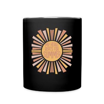 Summer Party Sun - Full Colour Mug - black - Front