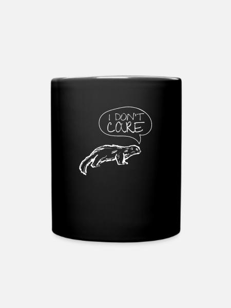 Honey Badger s’en fiche - Mug uni - noir