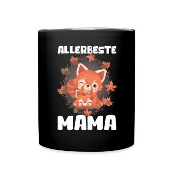 Très Meilleure maman Femmes Maman Cadeau Fête des Mères - Mug uni - noir - Devant